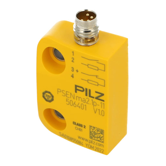 Pilz PSEN ma2.1p-11 Operating Manual