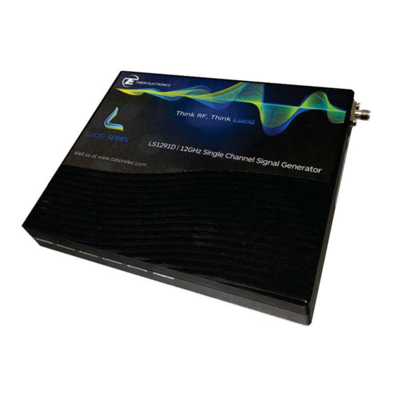 Tabor Electronics Lucid Series User Manual