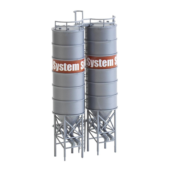 Faller 2 Industrial Silos 130476 Assembly Instructions