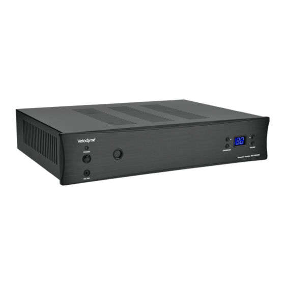 Velodyne SubContractor SC-600D User Manual
