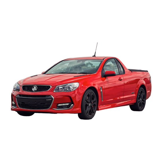 HOLDEN VF UTE 2015 Owner's Handbook Manual