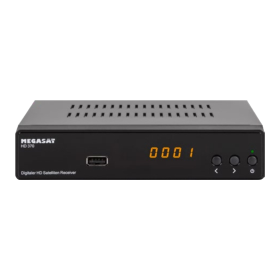 Megasat HD 370 User Manual