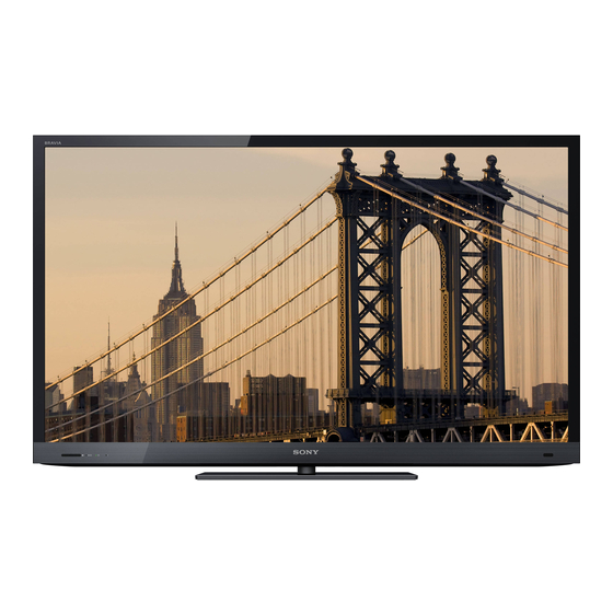Sony BRAVIA KDL-60EX720 Manual