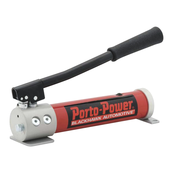 Porto-Power B65122 Operating Instructions & Parts Manual