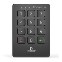 Ronis E-LOCK+ Operating Instructions Manual
