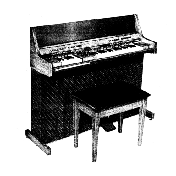 Baldwin Piano & Organ Company Fun Machine 121W Manual