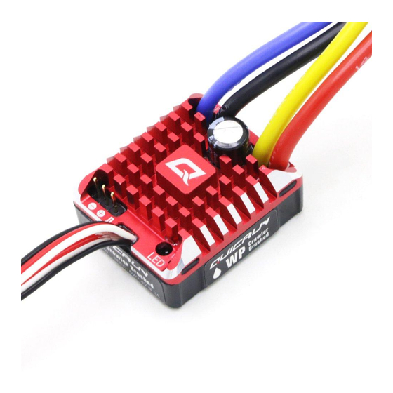 Hobbywing QuicRun WP Crawler Brushed User Manual