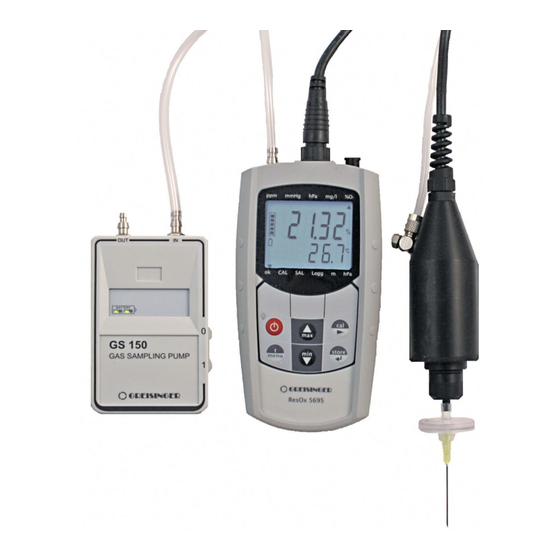 GREISINGER ResOx5695 Application Instructions