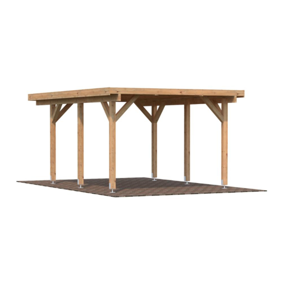 Palmako Carport CP3651 Installation Manual