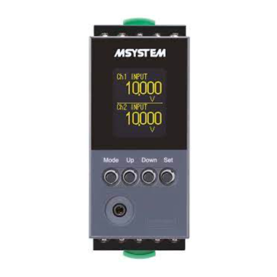 M-system M1EAXV-2 Instruction Manual