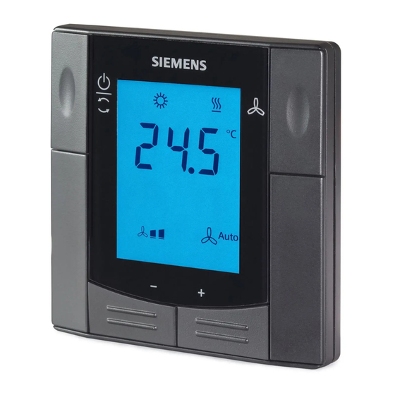 Siemens RDF302.B Manual