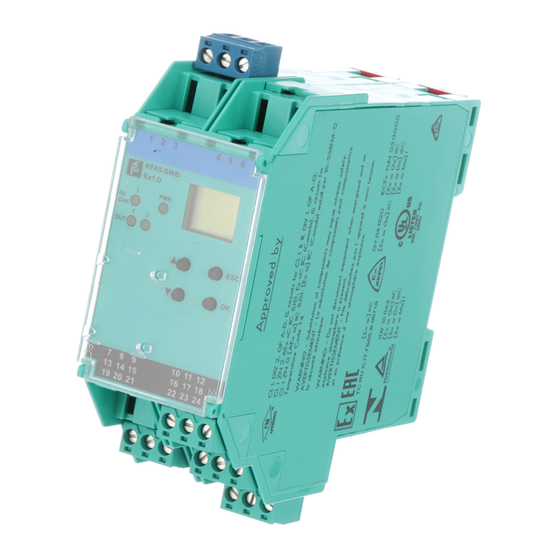 Pepperl+Fuchs KFA5-DWB-Ex1.D Instruction Manual
