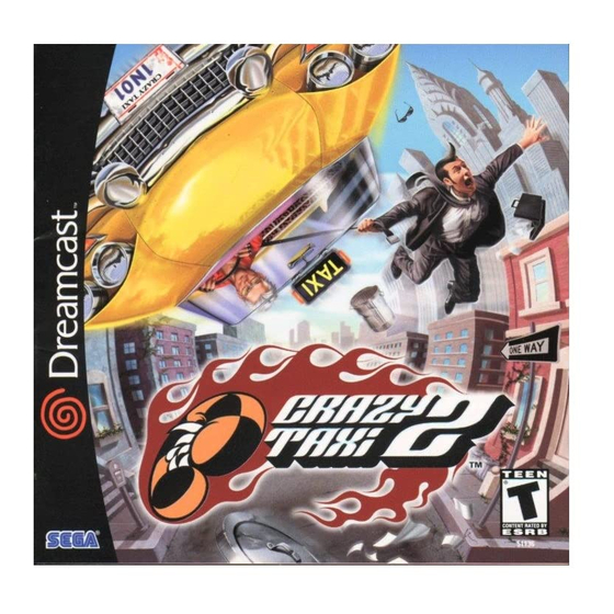 Sega Crazy Taxi 2 User Manual