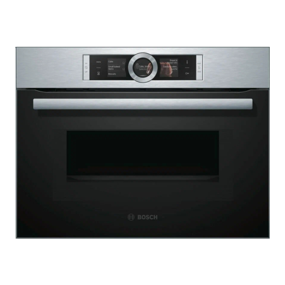 Bosch CMG636B 1 Series Instruction Manual