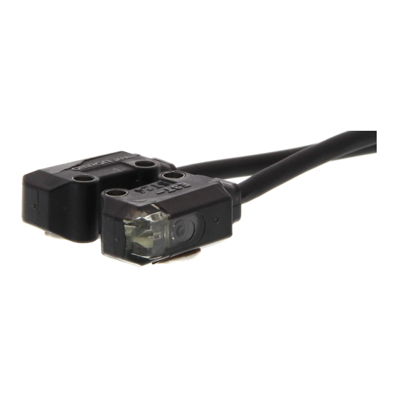 Omron E3T-ST Series Manual