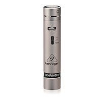Behringer STUDIO CONDENSER MICROPHONES C-2 User Manual