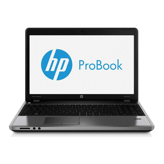 HP ProBook 4540s Manuals
