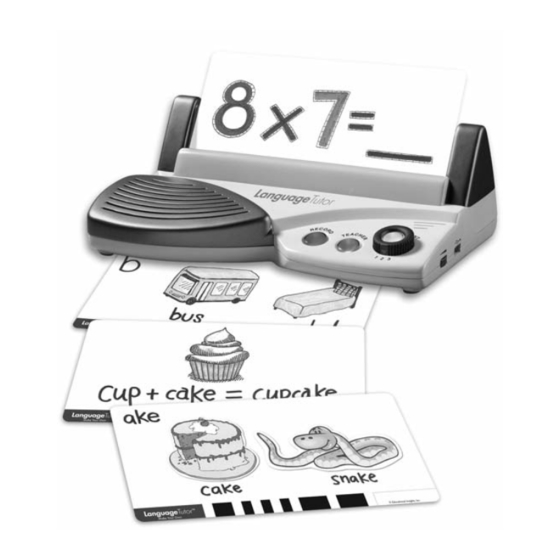 Educational Insights EI-2310 Language Tutor Instructions For Use Manual
