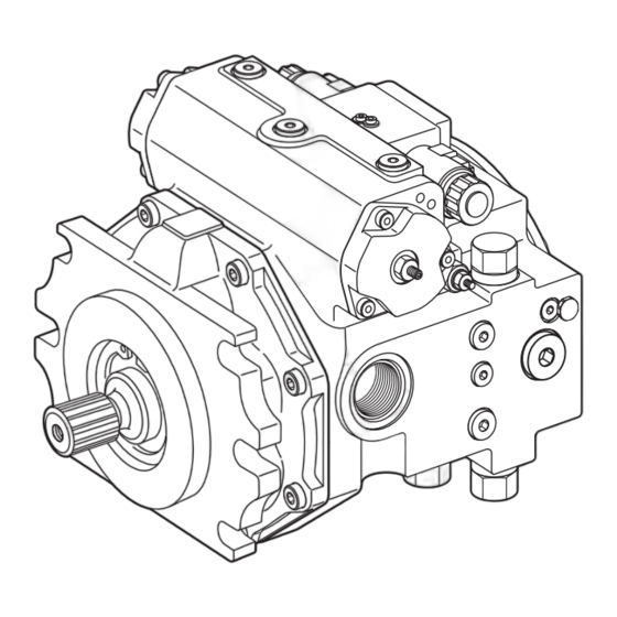 Rexroth A4VG Hydraulic Pump Manuals