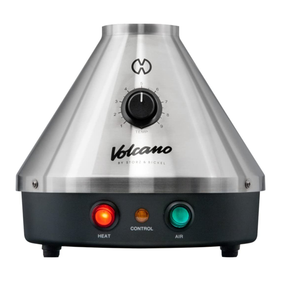 STORZ & BICKEL Volcano Quick Start Manual