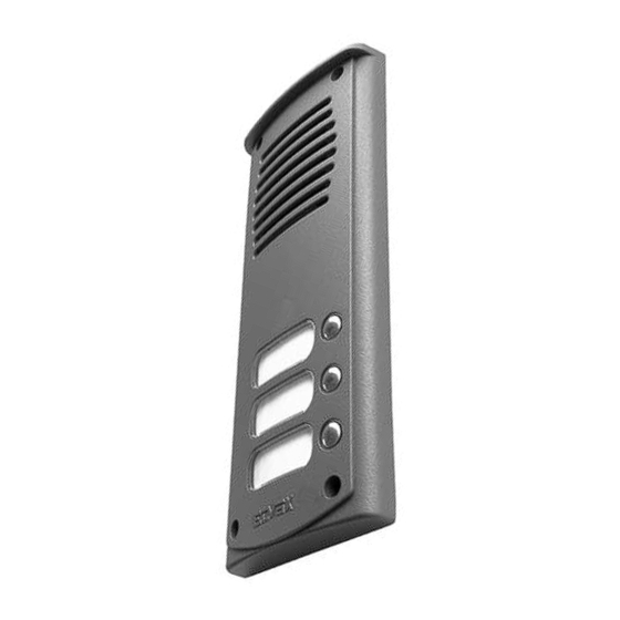 Vimar Elvox 3300 Series Installer's Manual
