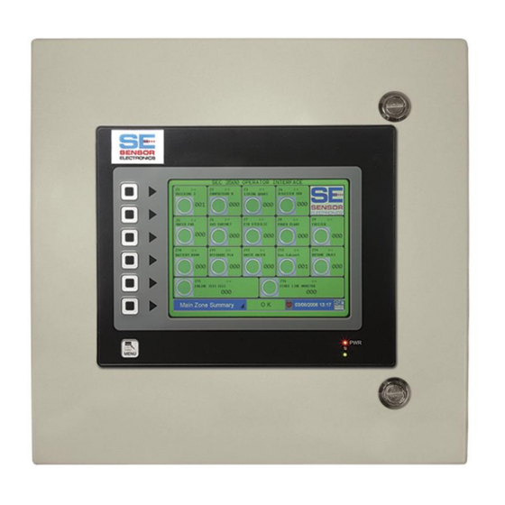 Sensor Electronics SEC 3500 HMI Hardware Manual