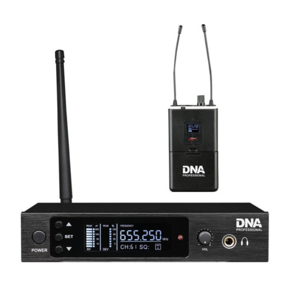 DNA Professional IN-EAR User Manual
