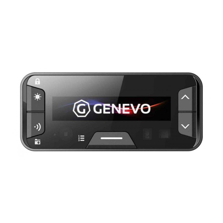 GENEVO PRO II User & Installation Manual