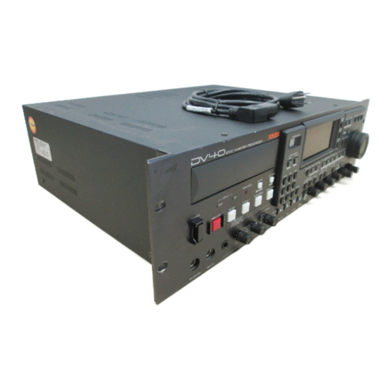 Fostex DV-40 Brochure