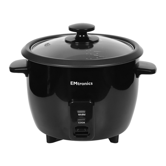 User Manuals: EMtronics EMRCBL1 Rice Cooker