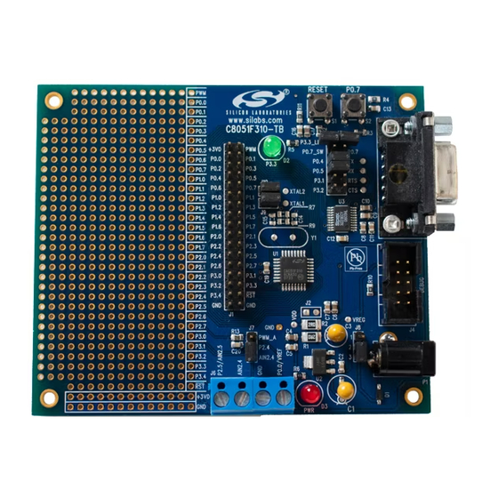 Silicon Laboratories C8051F310DK-T User Manual