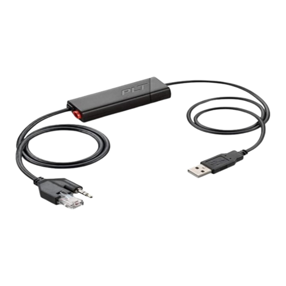 Plantronics APU-76 Quick Start Manual