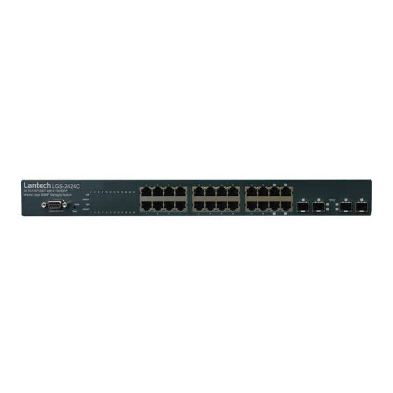 Lantech LGS-2424C Gigabit PoE Switch Manuals