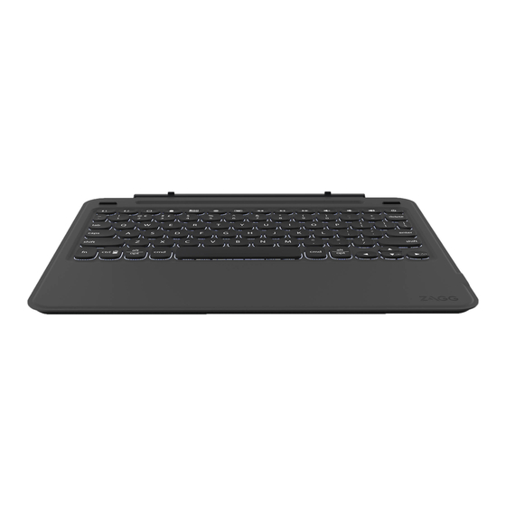Zagg Slim Book Instructions Manual