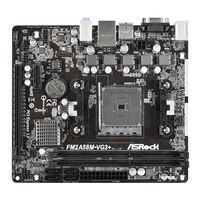 ASROCK FM2A58M-VG3+ R2.0 Instructiontion