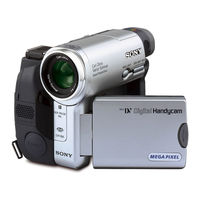 Sony DCR-TRV22 - Digital Handycam Camcorder Operating Instructions Manual