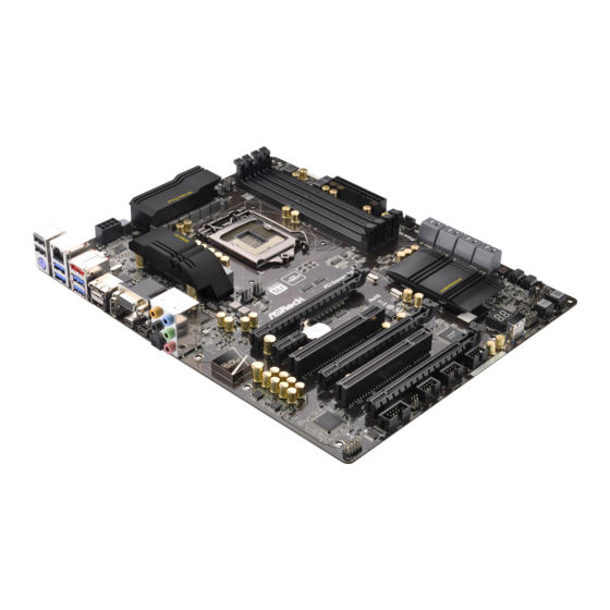 ASROCK Z87 Extreme4/TB4 Manual