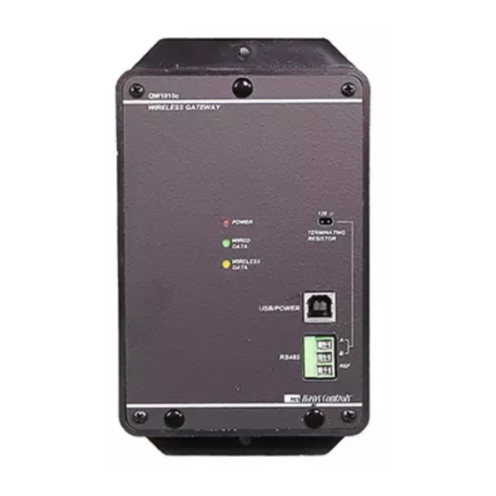 TCS Basys Controls QW1010c Product Manual