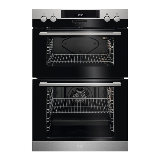 AEG DEK431010M Built-in Double Oven Manuals