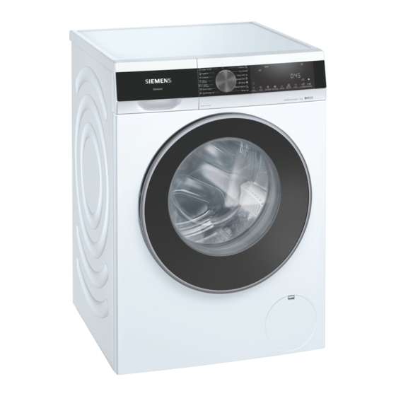 Siemens WG56G2M0EU Washing Machine Manuals
