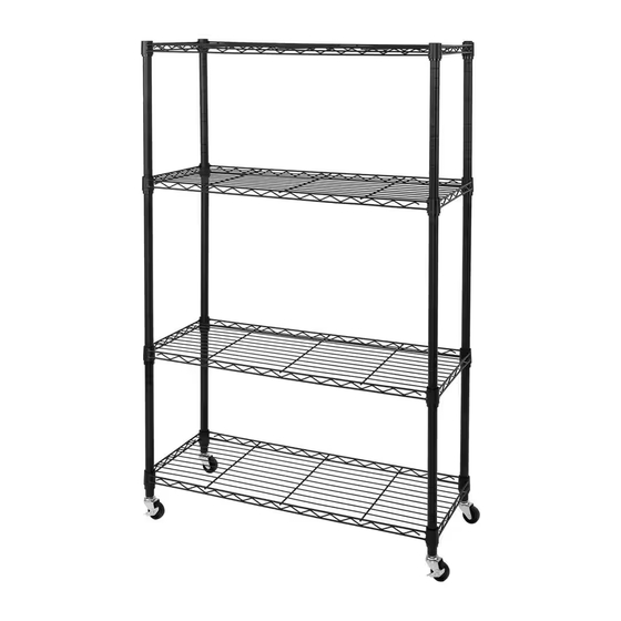 Seville Classics UltraDurable SHE15380B Manual