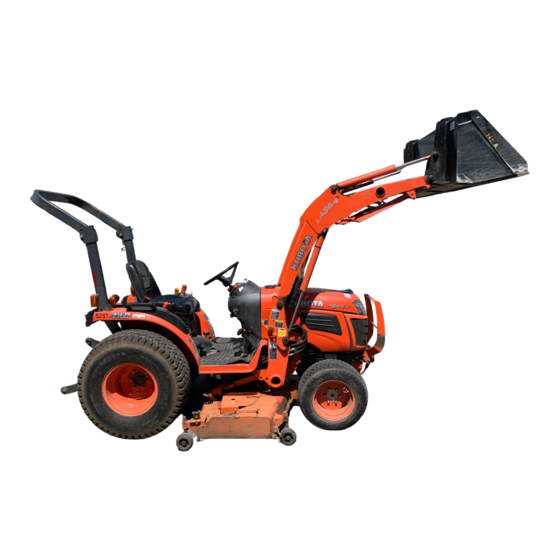 Kubota B 2320 Installation & Owner's Manual