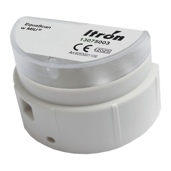 ITRON EquaScan wMIURF V2 Assembly Instruction Manual