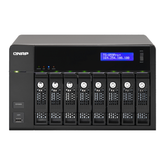 QNAP TS-859 User Manual