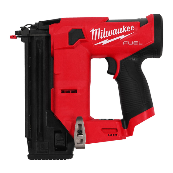 Milwaukee M12 FUEL FCN18GS Operator's Manual