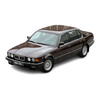 BMW E32 Owner's Handbook Manual