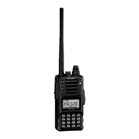 Yaesu VX-170 - APRS Manual