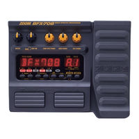 Zoom BFX-708 Operation Manual