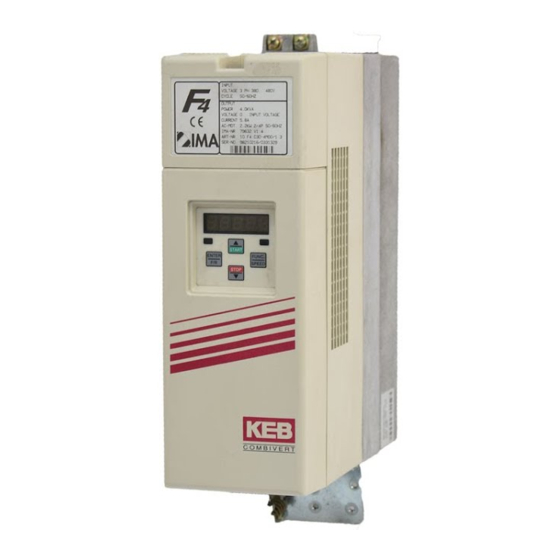 KEB COMBIVERT F4-F Instruction Manual