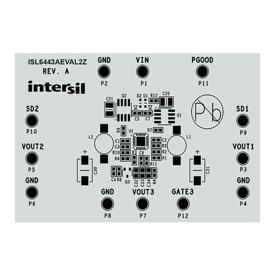 Intersil ISL6443AEVAL2Z Using Manual